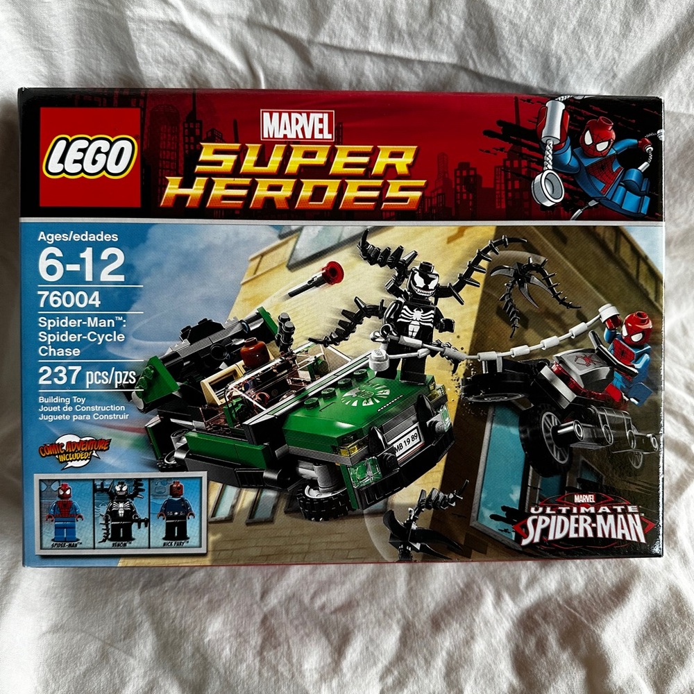 LEGO Super Heroes Spider-Man: Spider-Cycle Chase Set #76004